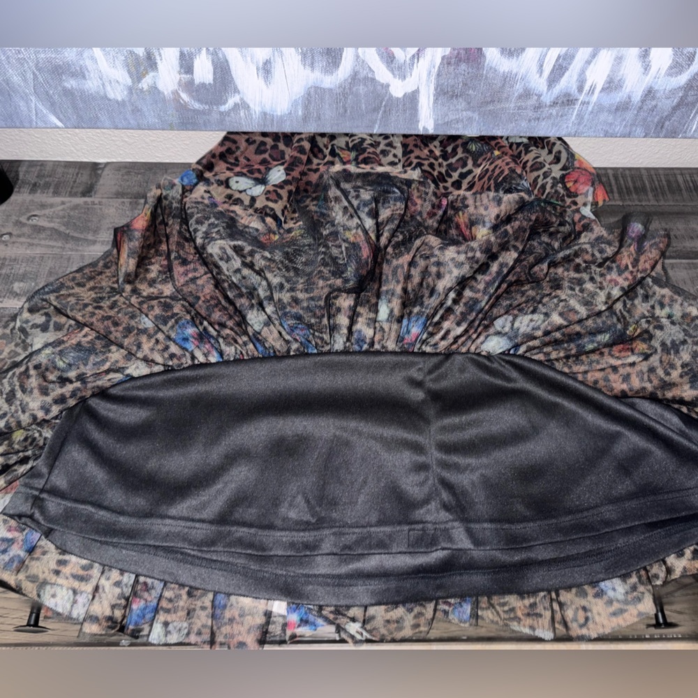 Hannah Banana animal print tiered ruffle dress wi SZ 16​ PERFECT FOR EASTER - Picture 8 of 8